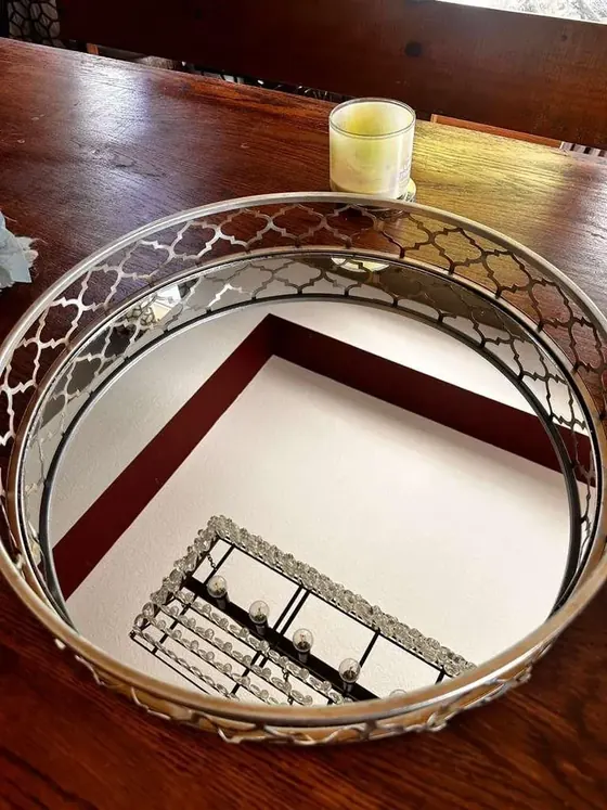 The same counter tray after cleaning